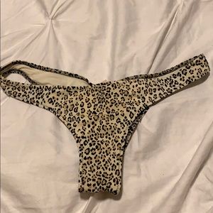 Victorias Secret Leopard Cheeky Bikini Bottoms